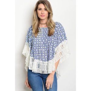 Boho Short Sleeve Top